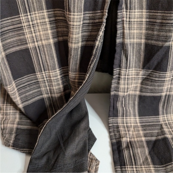 Lauren Conrad Plaid Bell Sleeve Blouse - Picture 7 of 11